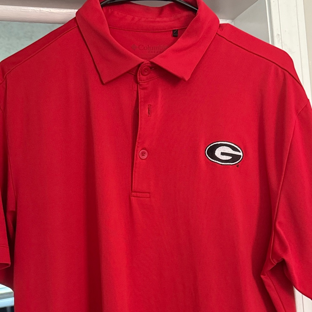 Columbia Men's Bold Red Polo Shirt